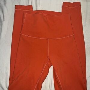 Lululemon Athletica Orange Leggings
